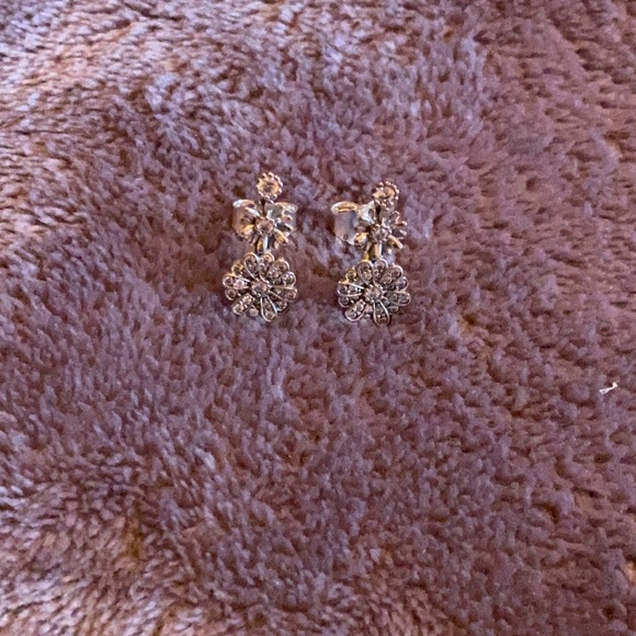 Sterling Silver Earrings 925 - Picture 3 of 4